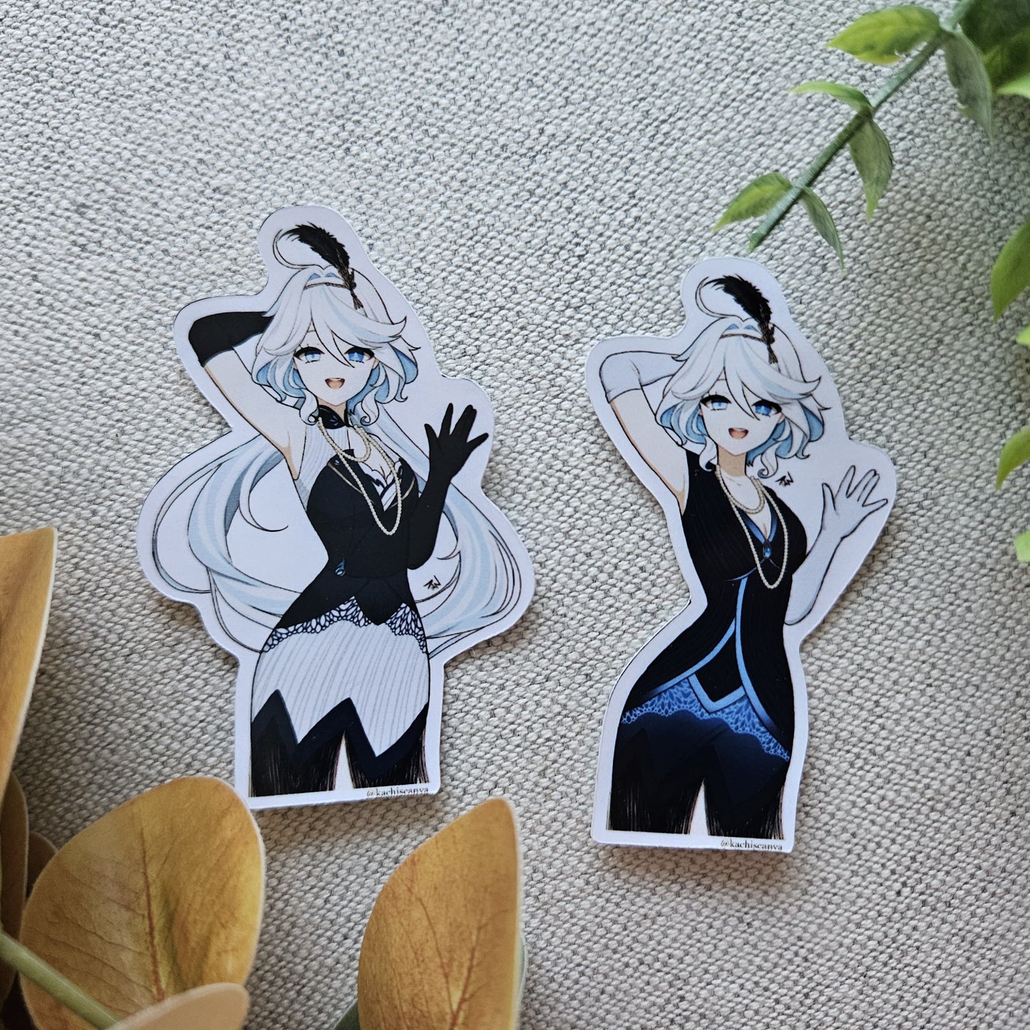 Furina Long Hair Sticker