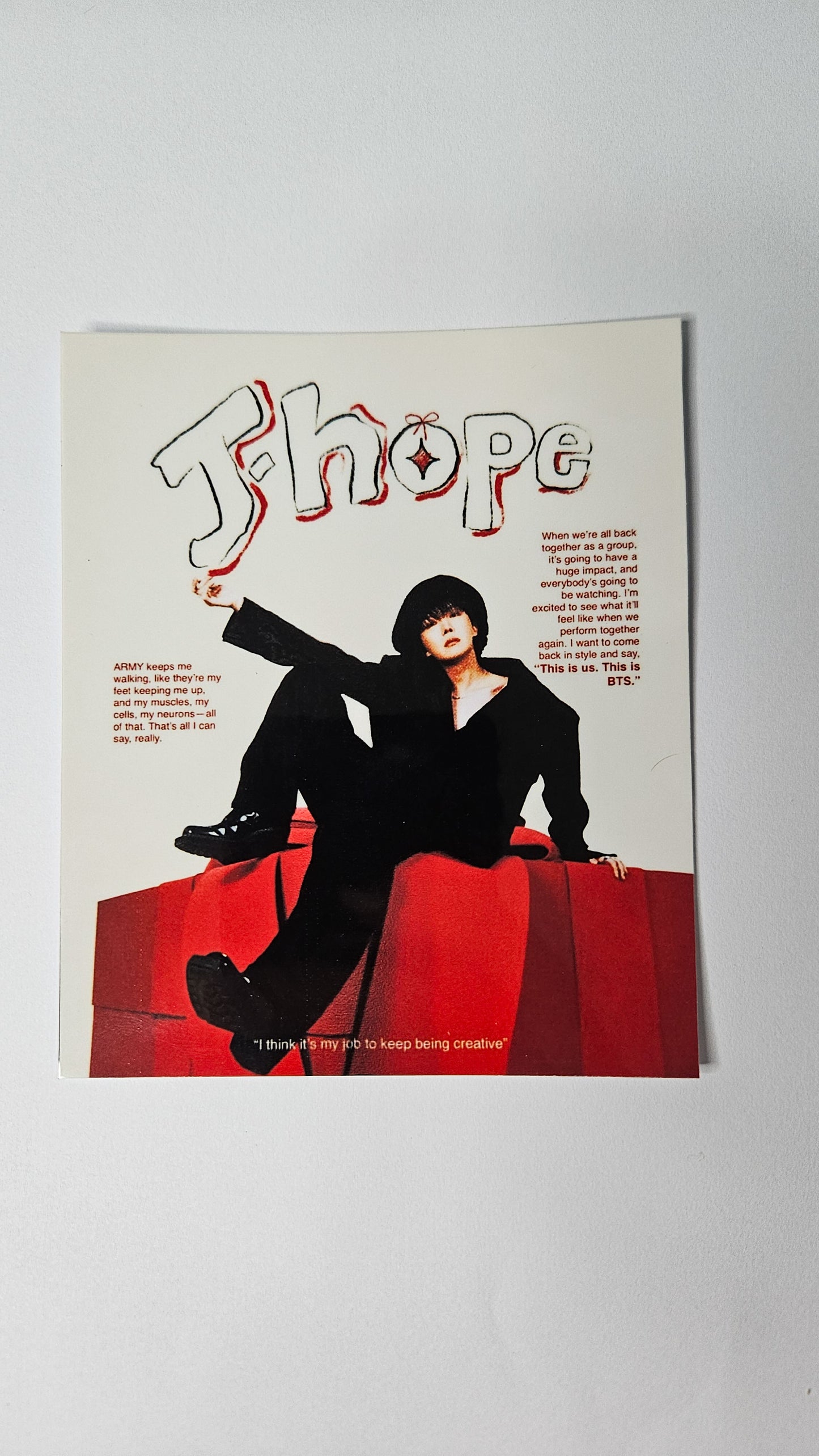 Hope on The Stage - Itens avulsos