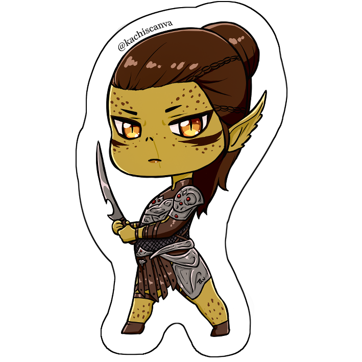 Lae'zel Chibi Sticker