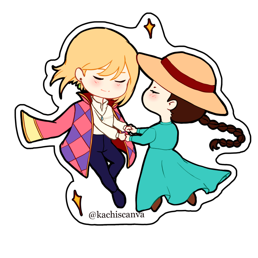 Howl and Sophie Sticker