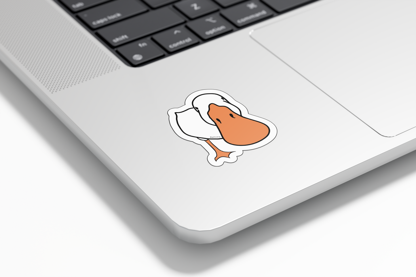 Judgmental Duck Sticker