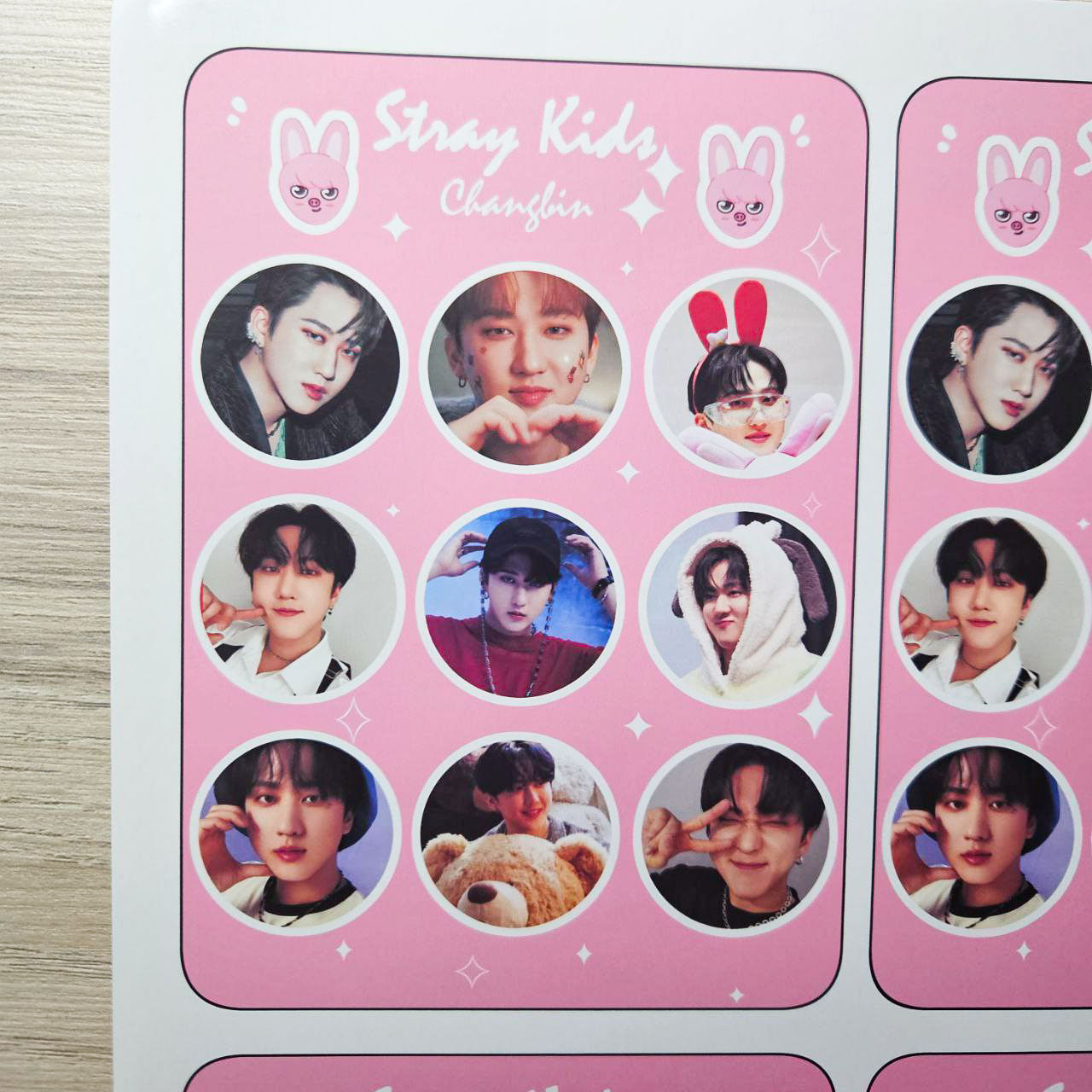 Cartela de Adesivo - Stray Kids