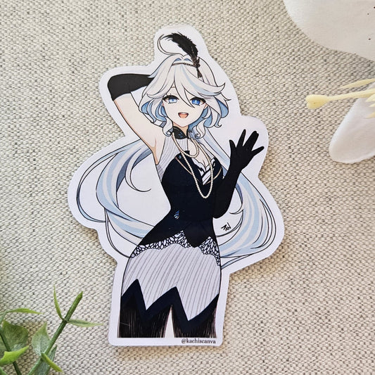 Furina Long Hair Sticker