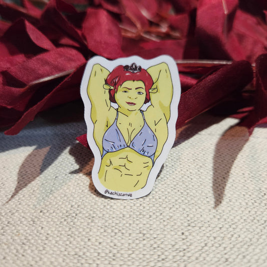 Bodybuilder Fiona Sticker