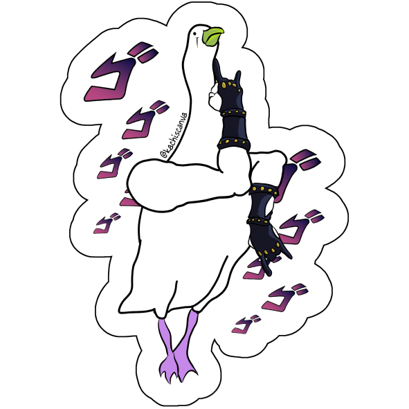 JoJo Duck Sticker