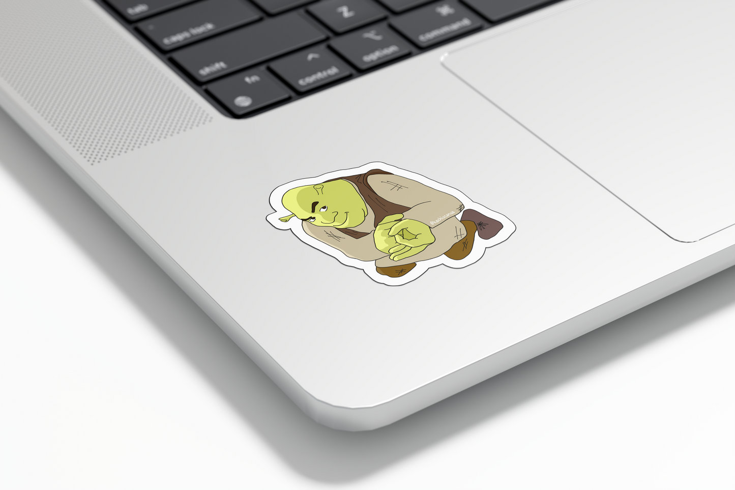 Shrek Pose Except You Lost - Sticker